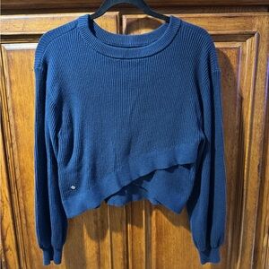 Lululemon Navy Reversible Crossover Sweater